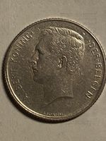 Belgique, 1 Franc 1914 argent