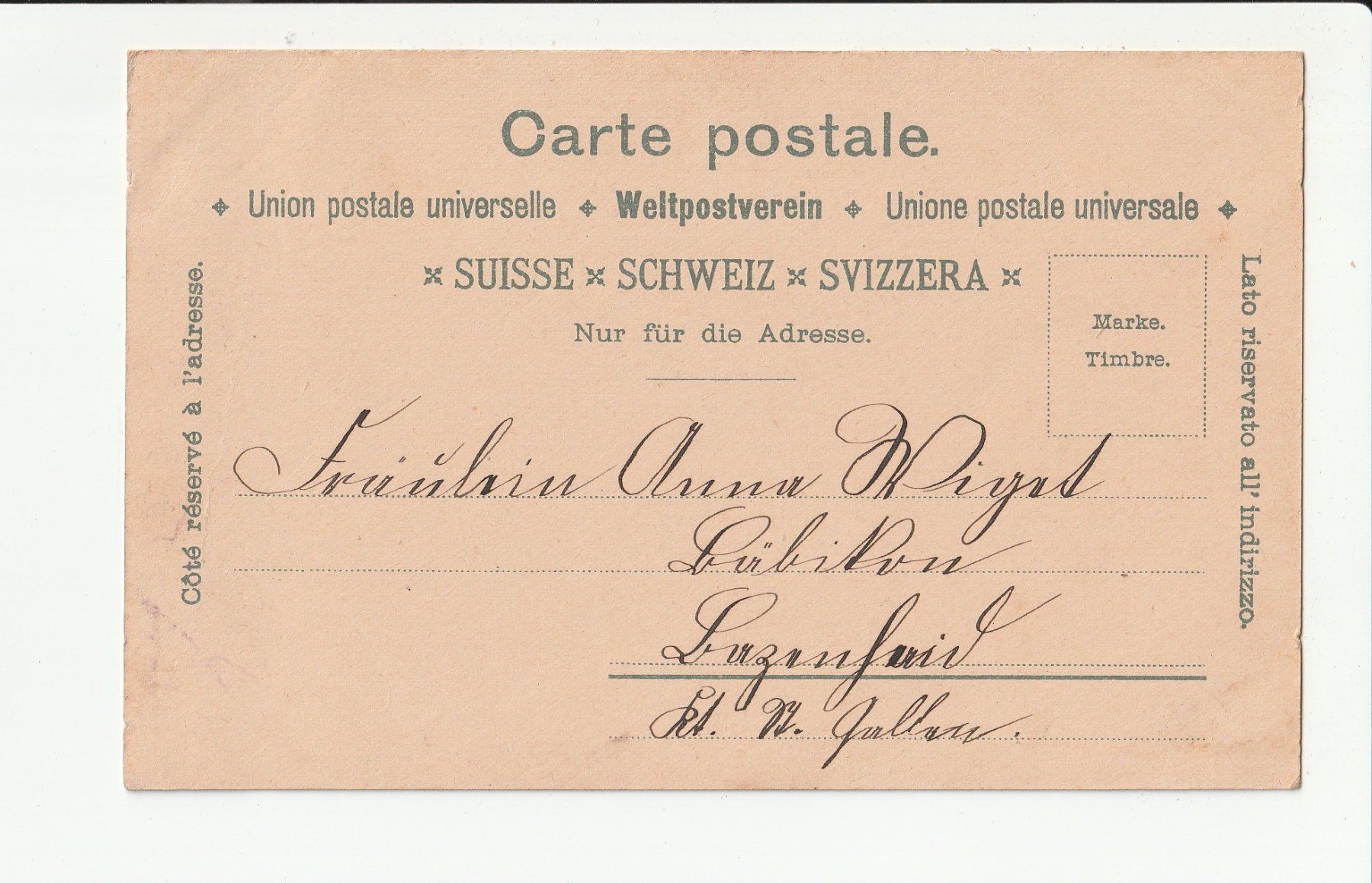 Cartoline postali: Flawyl Flawil um 1900 – Usato da Rheineck venduto da rhynegg 1