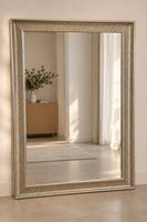 Mirror: Large Picture Frame Silver Patterned 91x130cm