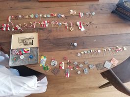 Anstecknadeln Abzeichen 100 stk sehr alt 30er bis 70er Jahre