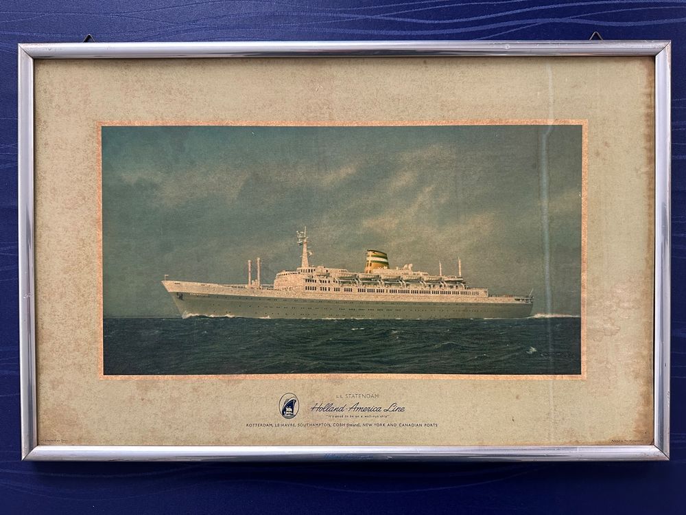 Bild Dampfer S.S. STATENDAM der Holland America Line (Gebraucht) in ...