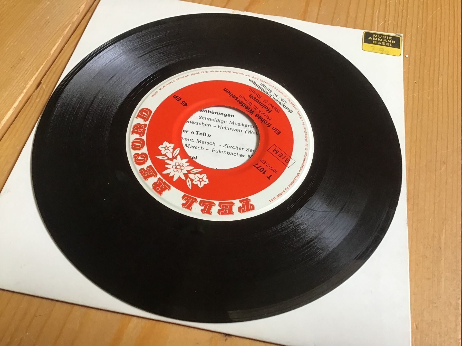 Dischi in vinile: single, Tell Record, mein alpenland – Usato da liestal venduto da makai05 2