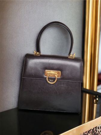 Salvatore Ferragamo Iconic Vintage Handle Bag - E 210536