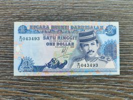 Brunei 1 Dollar 1991, unc. !!!!!!!!