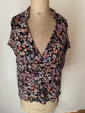 Soaked in Luxury Bluse, Grösse M, Blumenmuster, Top Zustand