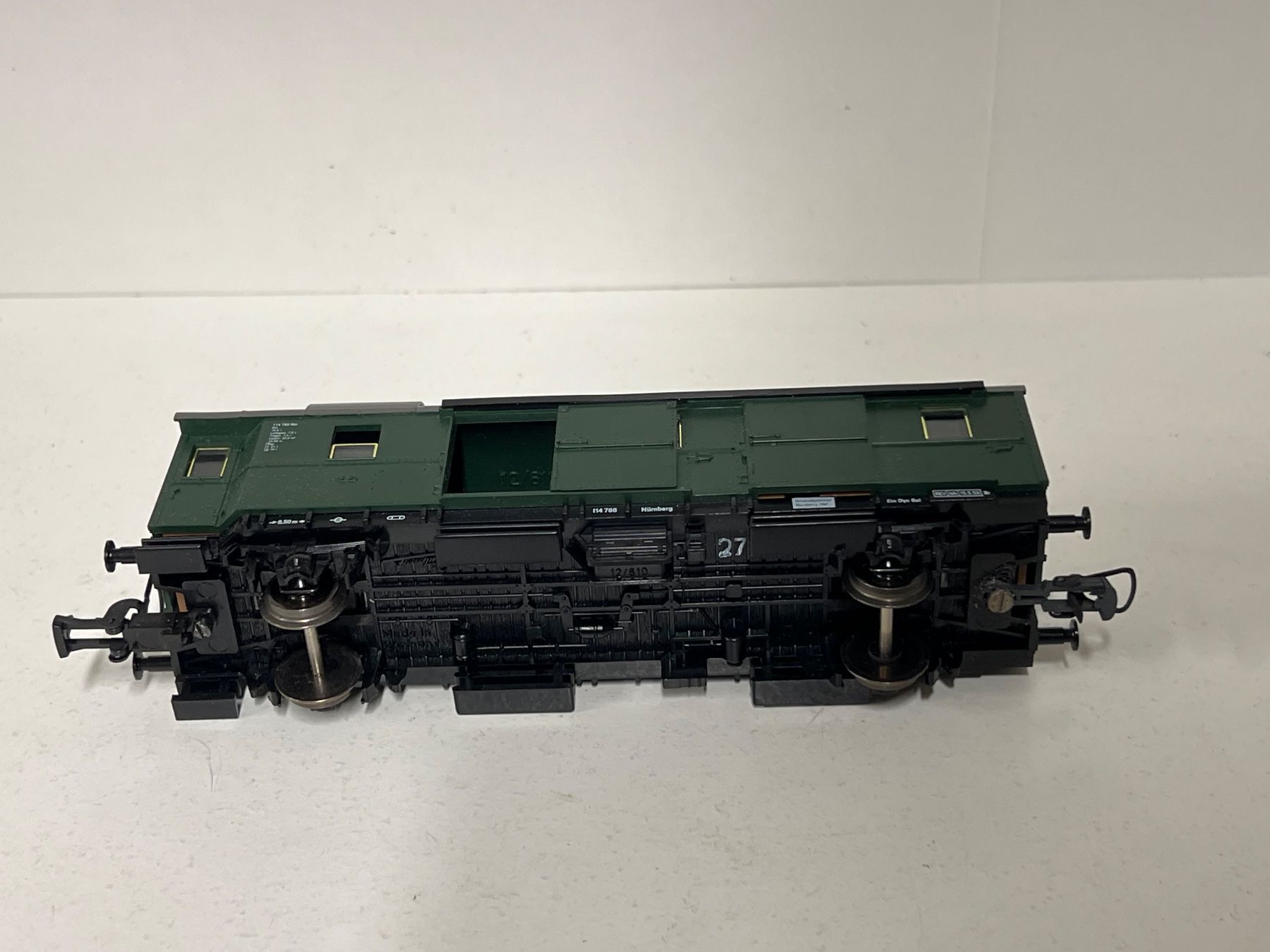 Fleischmann Modellini di ferrovie: Fleischmann DB Gepäckwagen  H0 DC – Difettoso da Geroldswil venduto da TopTrain54 5