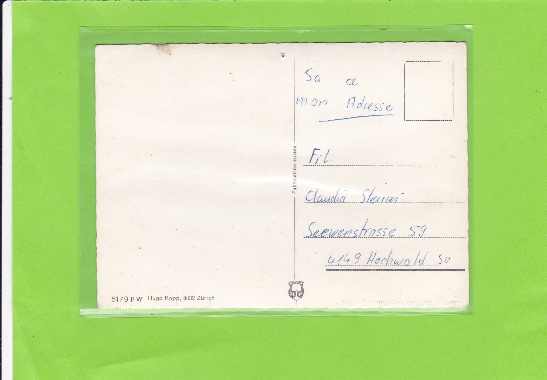 Cartoline postali: Flugaufnahme Hochwald SO – Usato da St. Peterzell venduto da neckertal 1