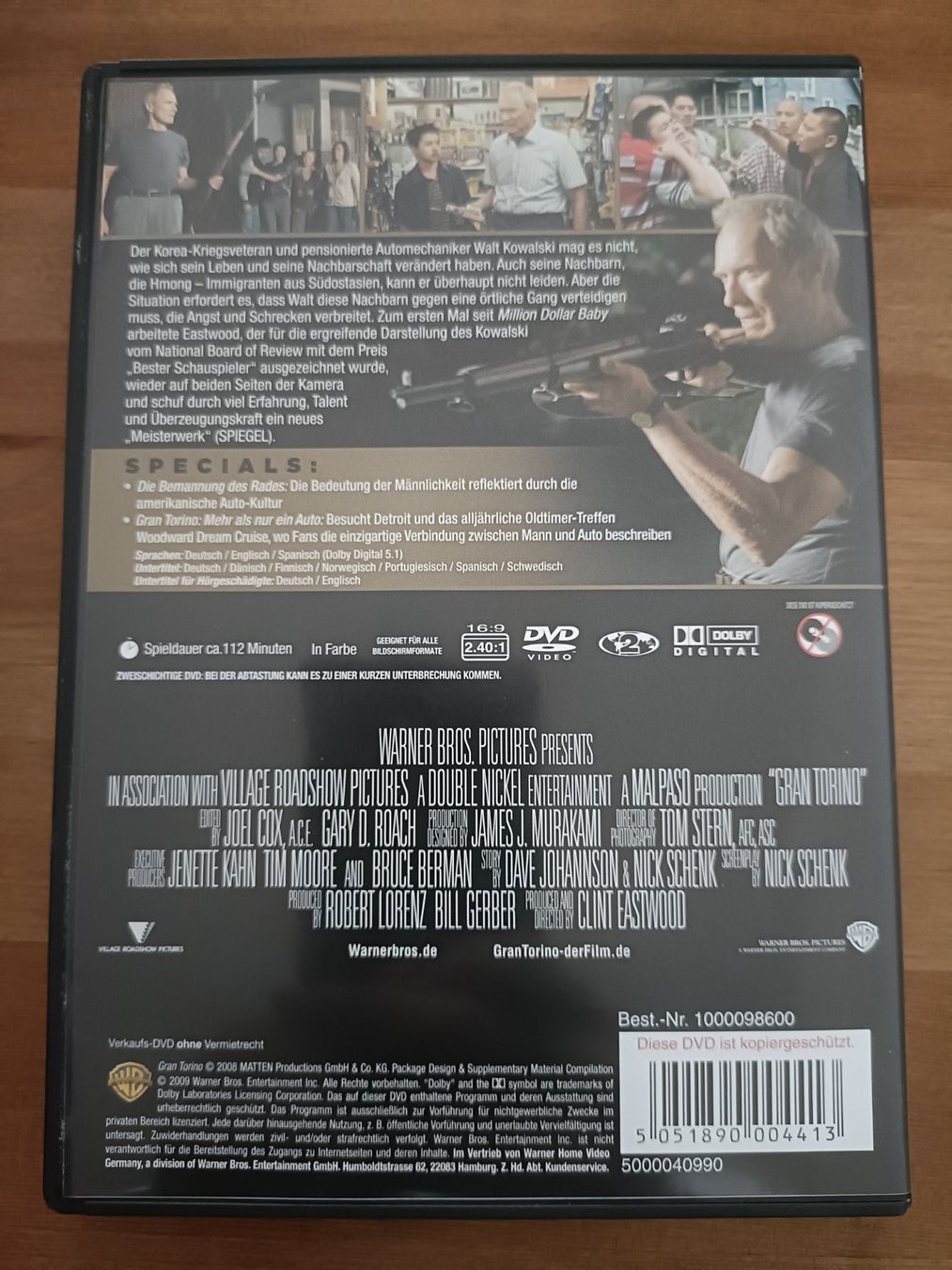 Tutti i DVDs: Clint Eastwood: Gran Torino – Usato da Aarau venduto da d_m_bf6g 1