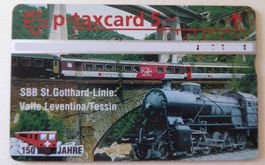 Taxcard SBB Gotthard Linie