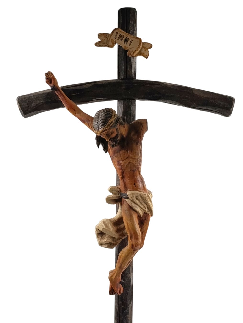 Sculture & Statue: Grosser antiker Barock-Kruzifix   – Usato da Hochfelden venduto da Relict 3