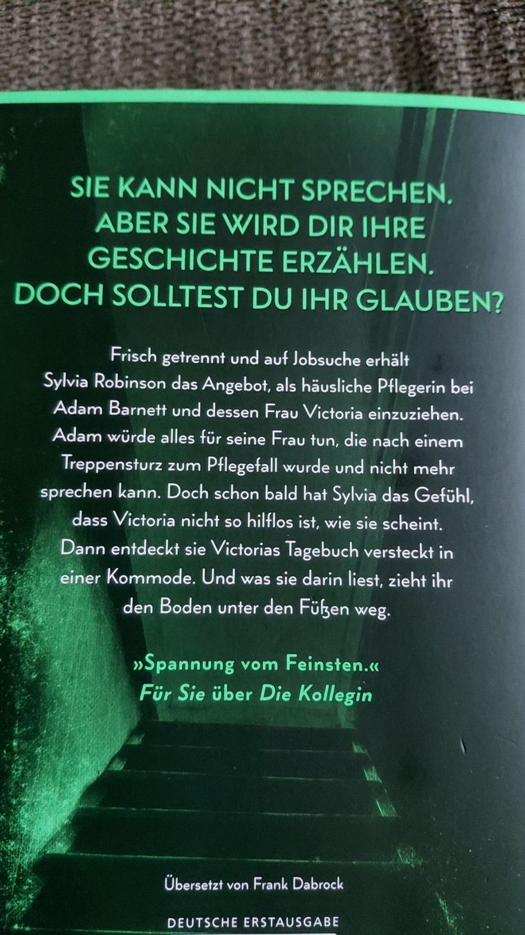 Bücher: Freida McFadden Ehefrau Thriller – Gebraucht aus Seftigen von man_tr96 1
