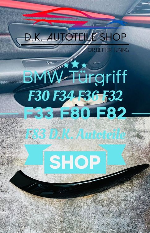 BMW Türgriff Blende F30 F34 F36 F32 F33 F80 F82 F83