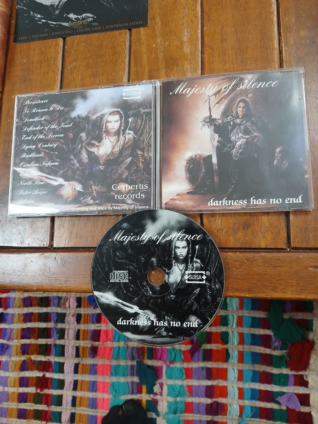 CD: majesty of silence- darkness... – Usato da St-Cergue venduto da VeganWarrior