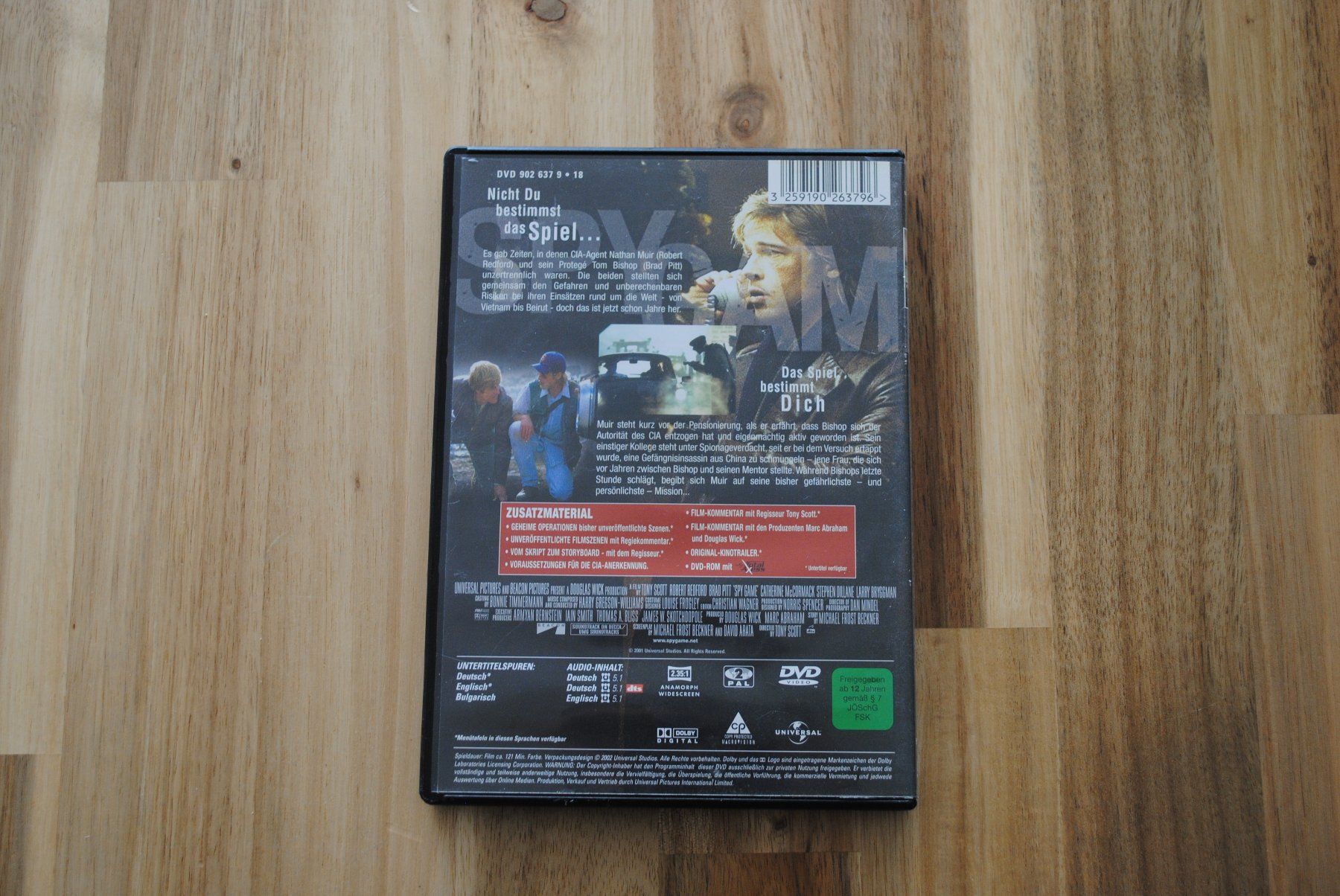 Tutti i DVDs: Spy Game - Der finale Countdown – Usato da Olten venduto da prusik02 2