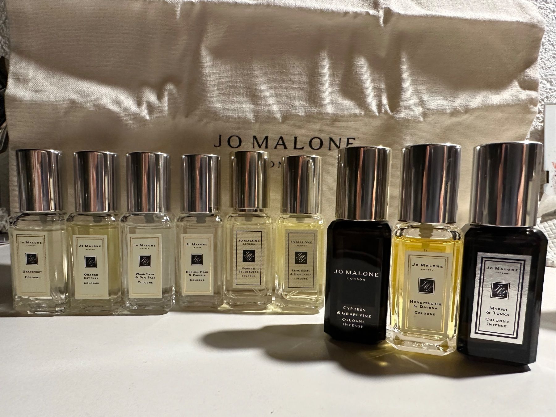 Jo Malone Profumi & Eau de Toilette: Original Jo Malone Parfumminiaturenset, neu – Nuovo (secondo la descrizione) da Aarburg venduto da flacon05