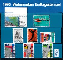 1993 Werbemarken mit Ersttagsstempel