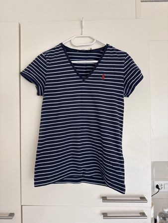 Polo Ralph Lauren Damen T-Shirt Grösse S gestreift blau wei