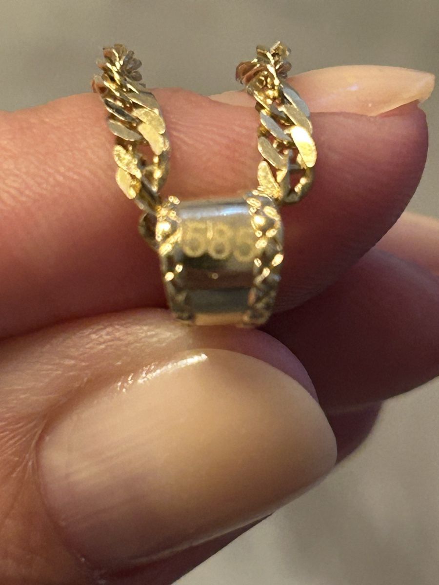 Catenine: Gold Kette mit Anhänger – Usato da Basel venduto da David_2019 5