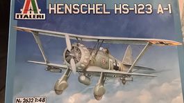 Italeri Henschel Hs-123 A-1 1:48 scala