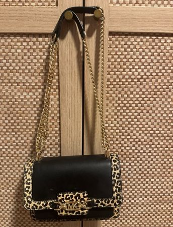 Michael Kors Handtasche schwarz Leo Design guter Zustand