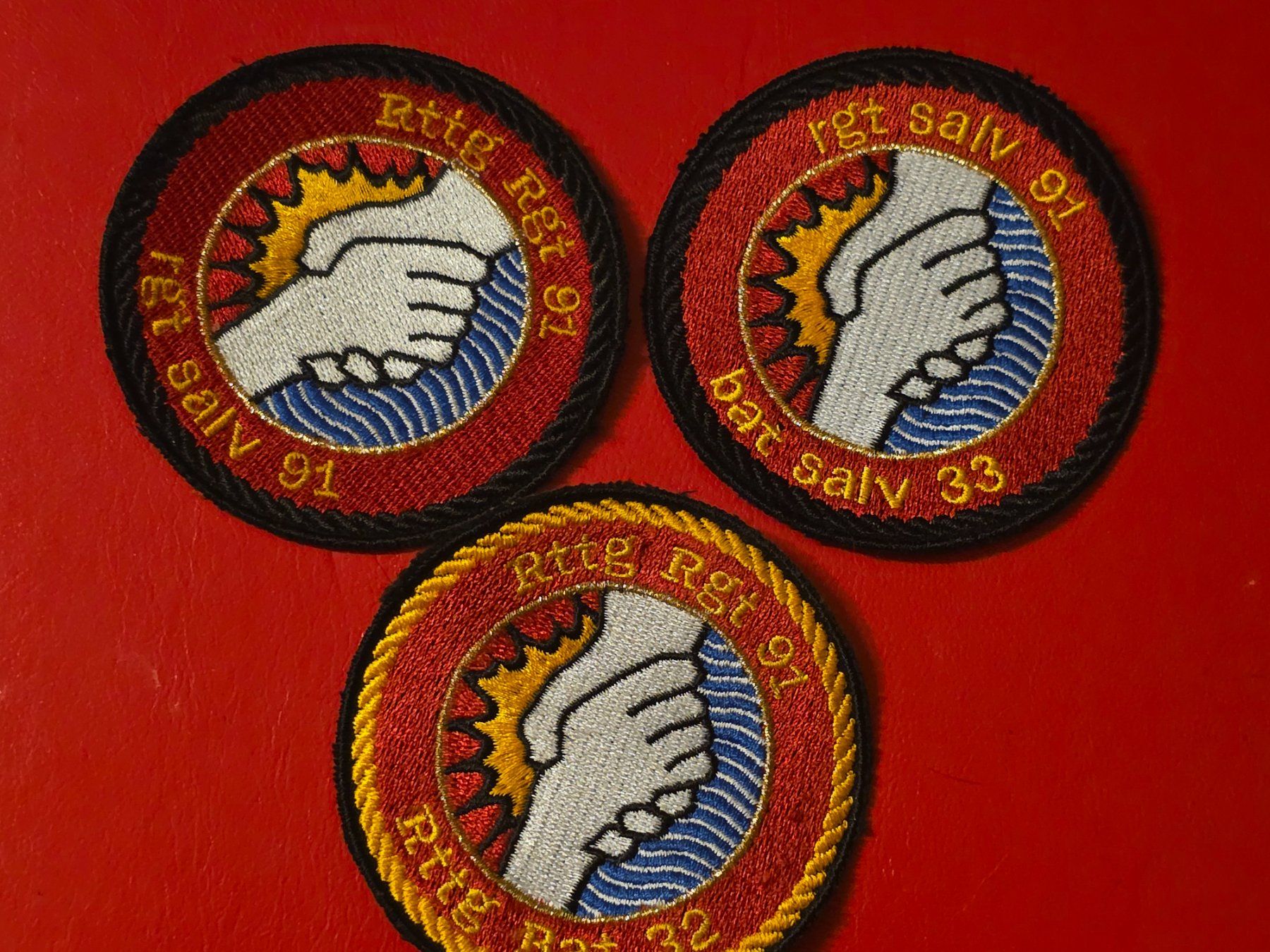 Armée suisse Plaquettes & Badges: 3 Badge Rettung Régiment 91 – D'occasion à Nyon par freetoys08