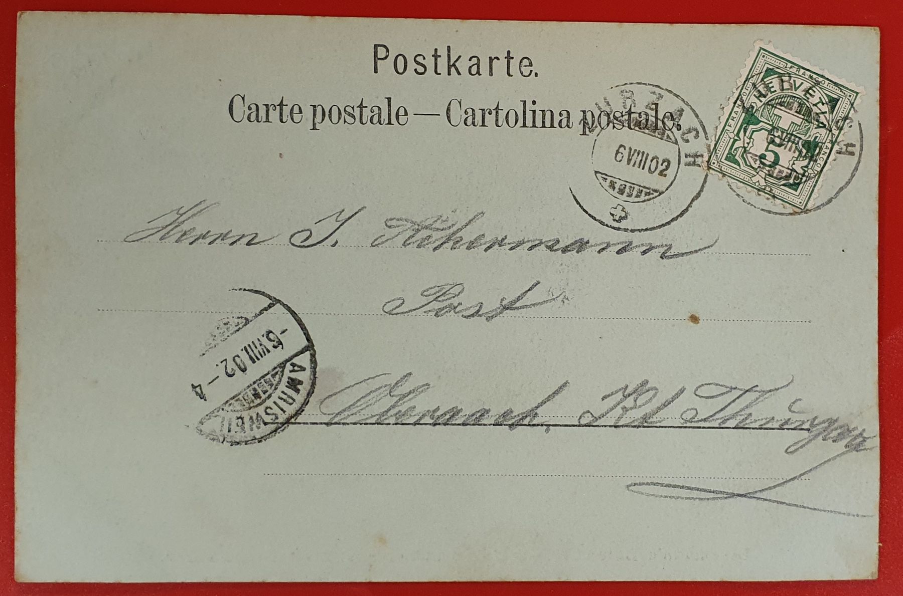 Cartoline postali: Grosse Scheideck 1902 - Grosse Scheidegg – Usato da Kreuzlingen venduto da Rschweiz1 1