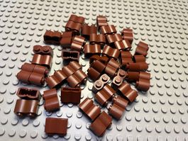 Lego 50x Mauerstein rotbraun (30136)
