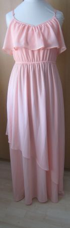schönes Ballkleid Abendkleid Tom Tailor apricotrosa Gr. S