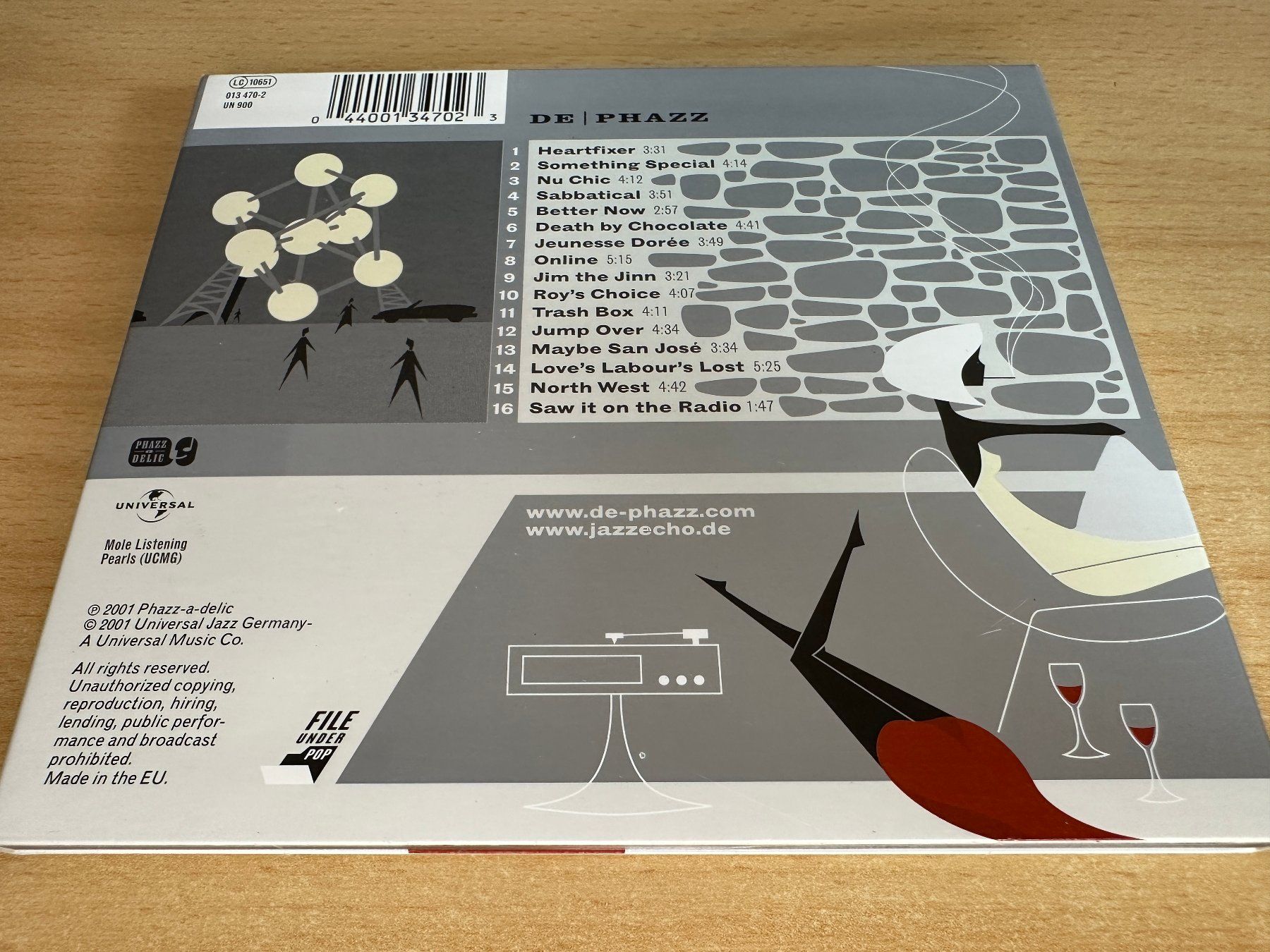 CD: De Phazz – Death By Chocolate – Usato da Rikon im Tösstal venduto da Alpenmutz 1
