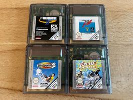 4 Action Game Boy Color Spiele, voll funktionsfähig