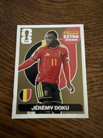 🔥 JÉRÉMY DOKU EXTRA STICKER GOLD 🔥 Panini 2026 Extra!