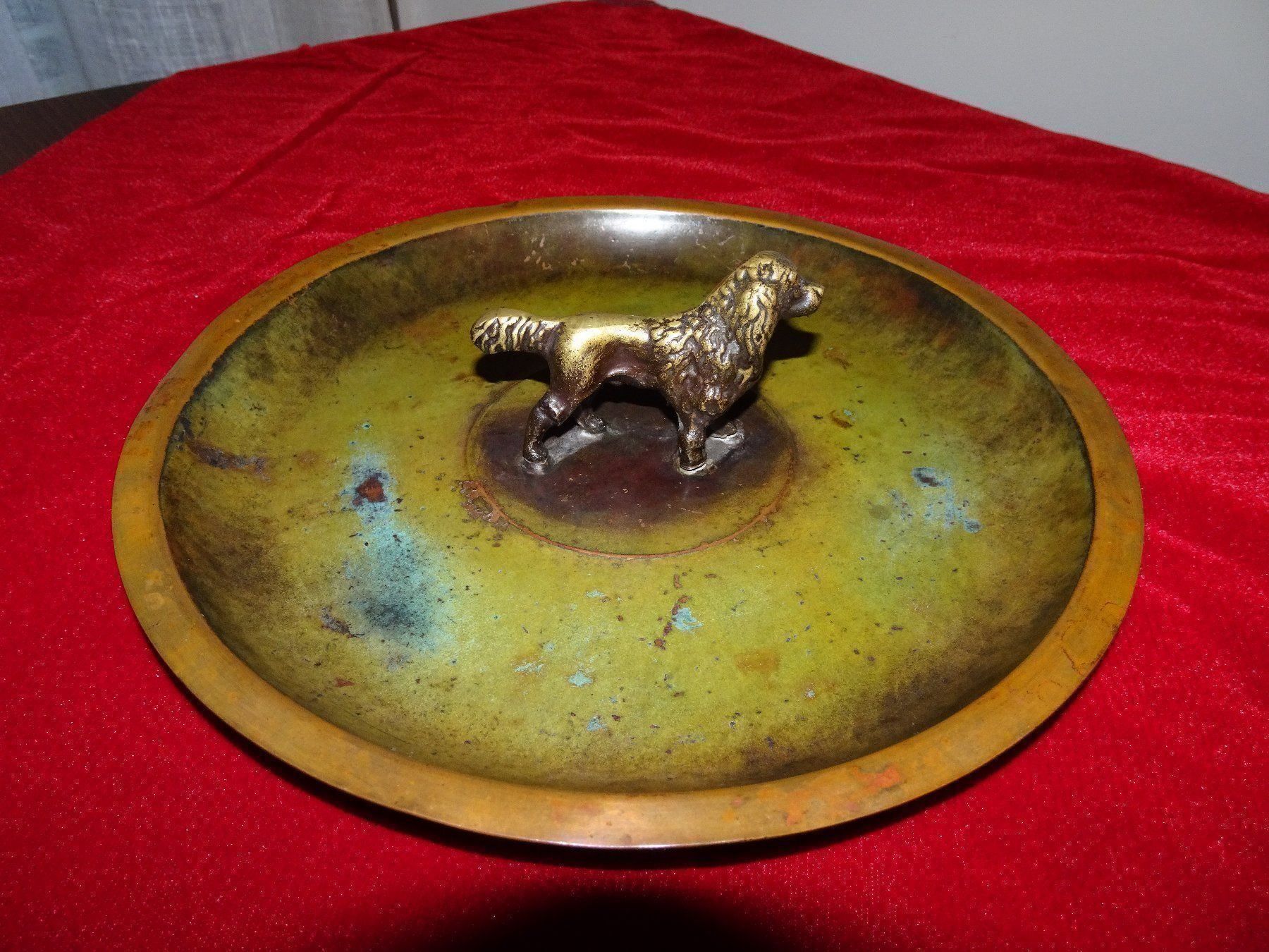 Sculture & Statue: antike Schale Hund AGTE Bronce ILDFAST – Usato da Vitznau venduto da Mina60 1