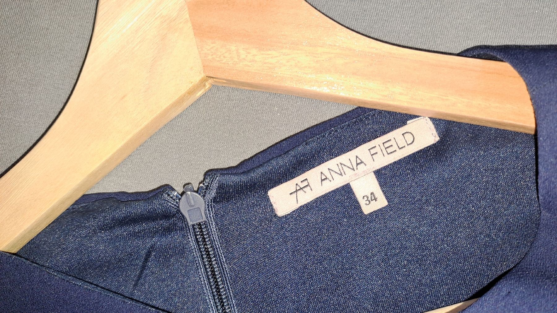 Anna Field Vestiti: Anna Field Kleid, Gr. 34, Dunkelblau, festlich, Spitze – Usato da Berlingen venduto da mic_qg5h 1