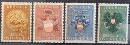 Österreich Kat. 937-940 * 1949 Kat. 25 Euro