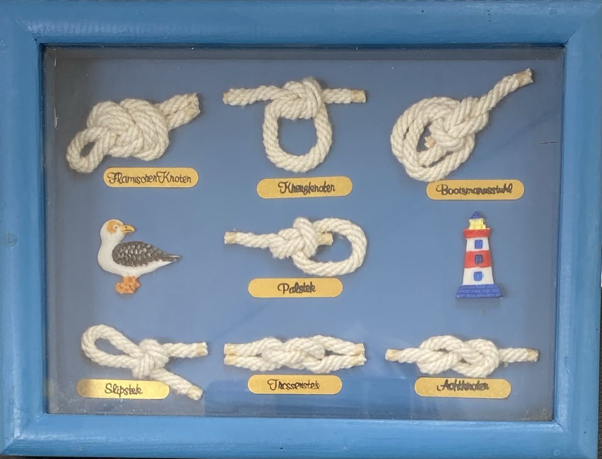 Alle Dekorationen: Schaukasten SEEMANNSKNOTEN – Gebraucht aus Dietlikon von Sa_Biene