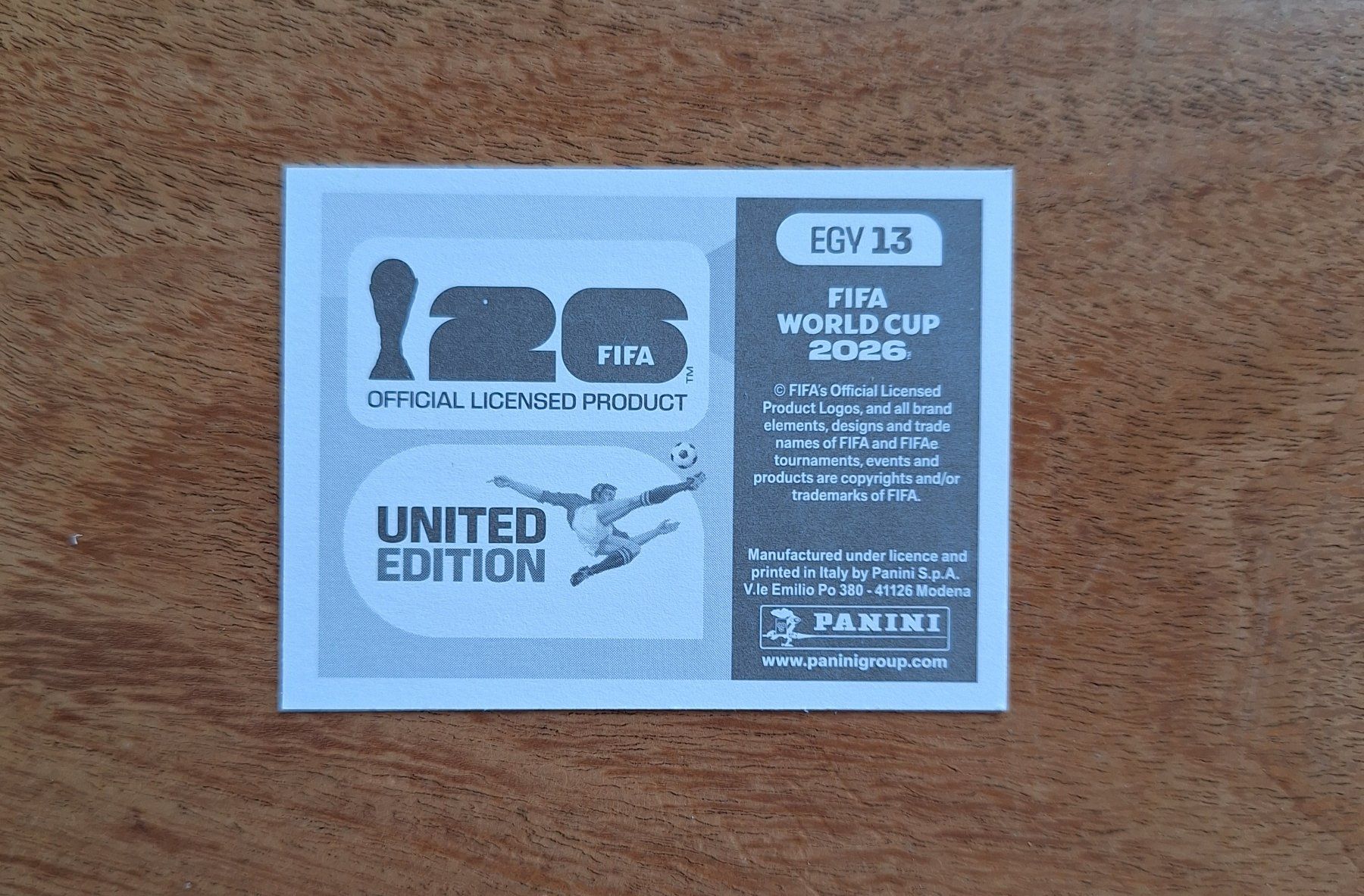 Panini Sammelbilder & Trading cards: Panini EGY 13 – Neu (gemäss Beschreibung) aus Romanens von Crocette 1