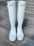 Scarpe da donna: weisse Hunter Gummistiefel Gr. 39 – Usato da Kilchberg ZH venduto da stefan1607