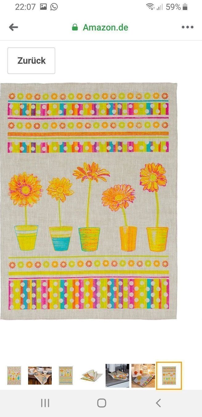 Linges de cuisine: Küchentücher Frühlingsblumen, 100%Leinen – Neuf avec emballage d'origine à Kloten par Hektor44