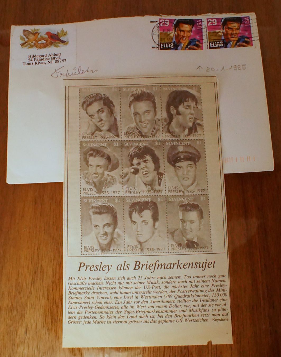 Riviste & Magazine: Elvis-Sammlung Poster Hefte Berichte Briefmarken – Usato da Zürich venduto da Mukumukus 2