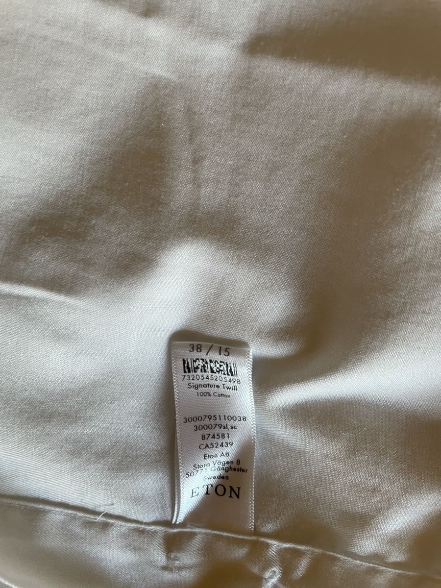 Camicie: ETON | Signature Twill Hemd weiss – Usato da Zürich venduto da okocha73 3