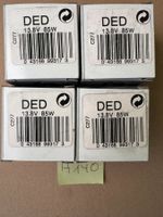 4x GE DED 13.8V 85W Glühbirnen neu  A140