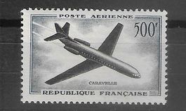 Frankreich 1120** postfrisch Flugpost Caravelle 1957