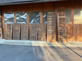 Fensterläden aus Arvenholz