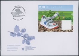 2023 Klettverschluss  Blockausschnitt  FDC ET - Ersttag Voll