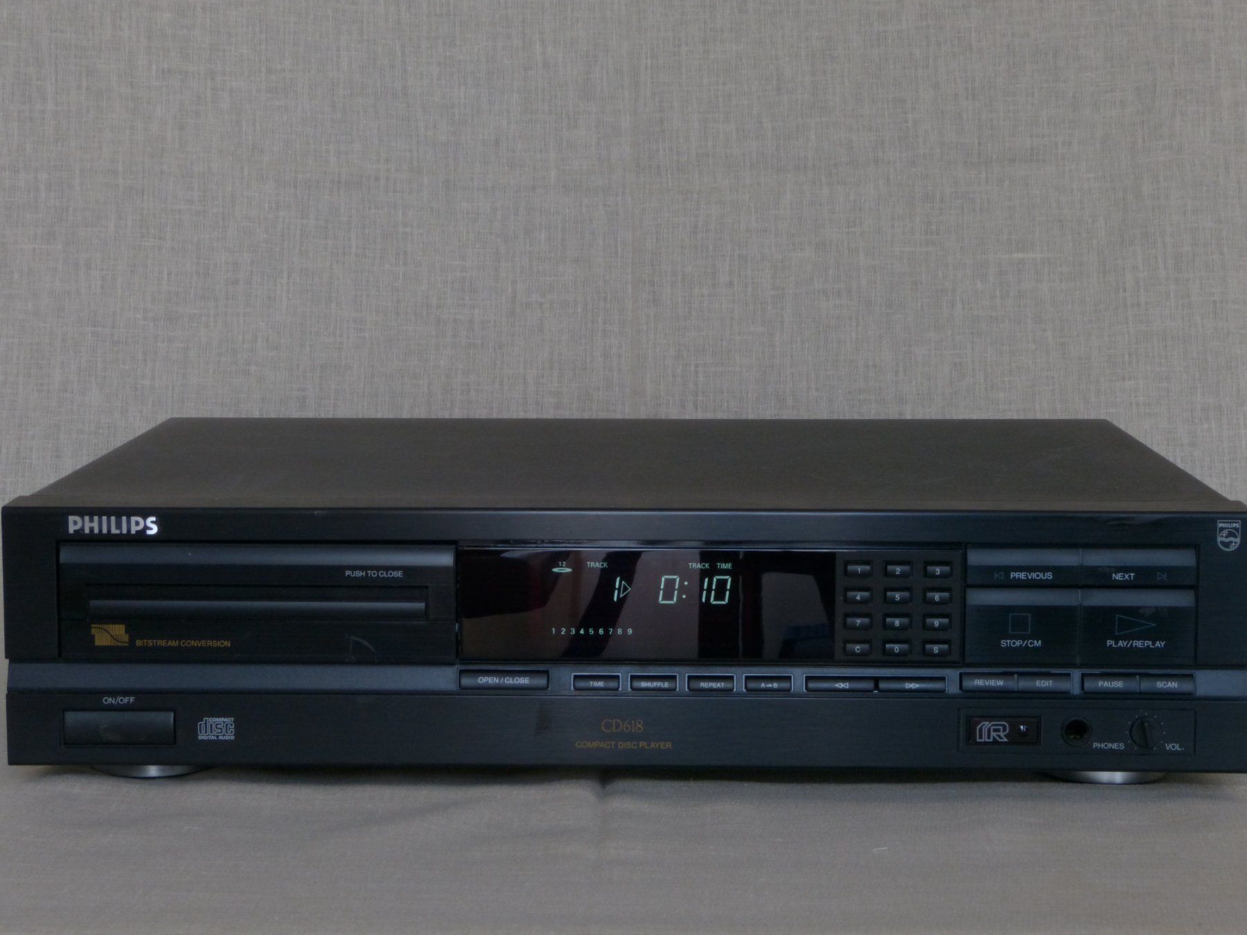 Philips Lettore multimediale & Streamer: Philips CD Player CD618 spielt gut Laser springt schnell an – Usato da Rheineck venduto da mur.man 1
