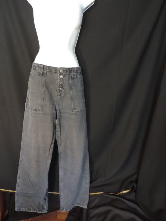 jeans baggy gris foncé
