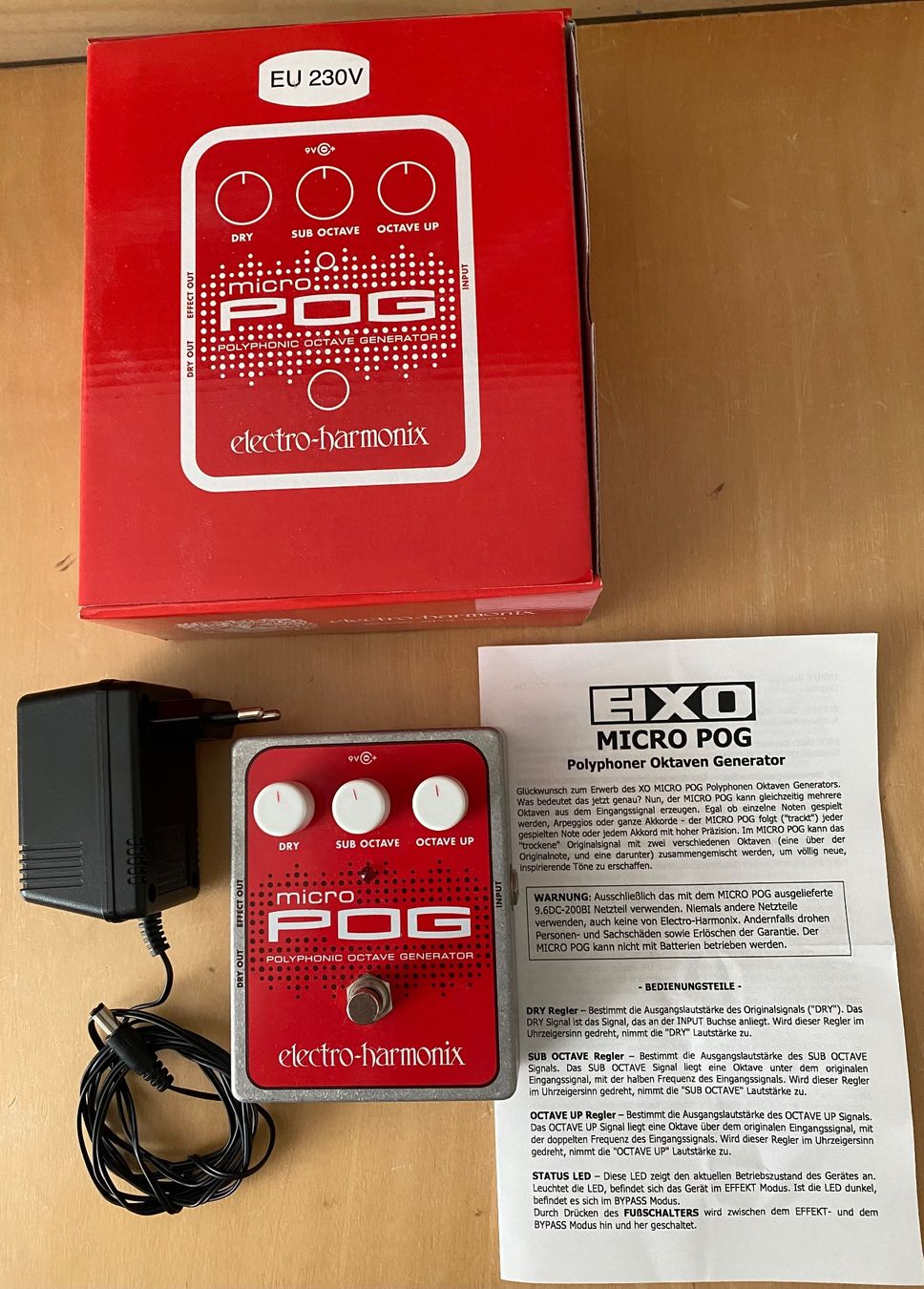 Electro-Harmonix Strumenti musicali: Electro-Harmonix Micro POG Polyphonic Octave Generator – Usato da Affoltern am Albis venduto da Megablues 1