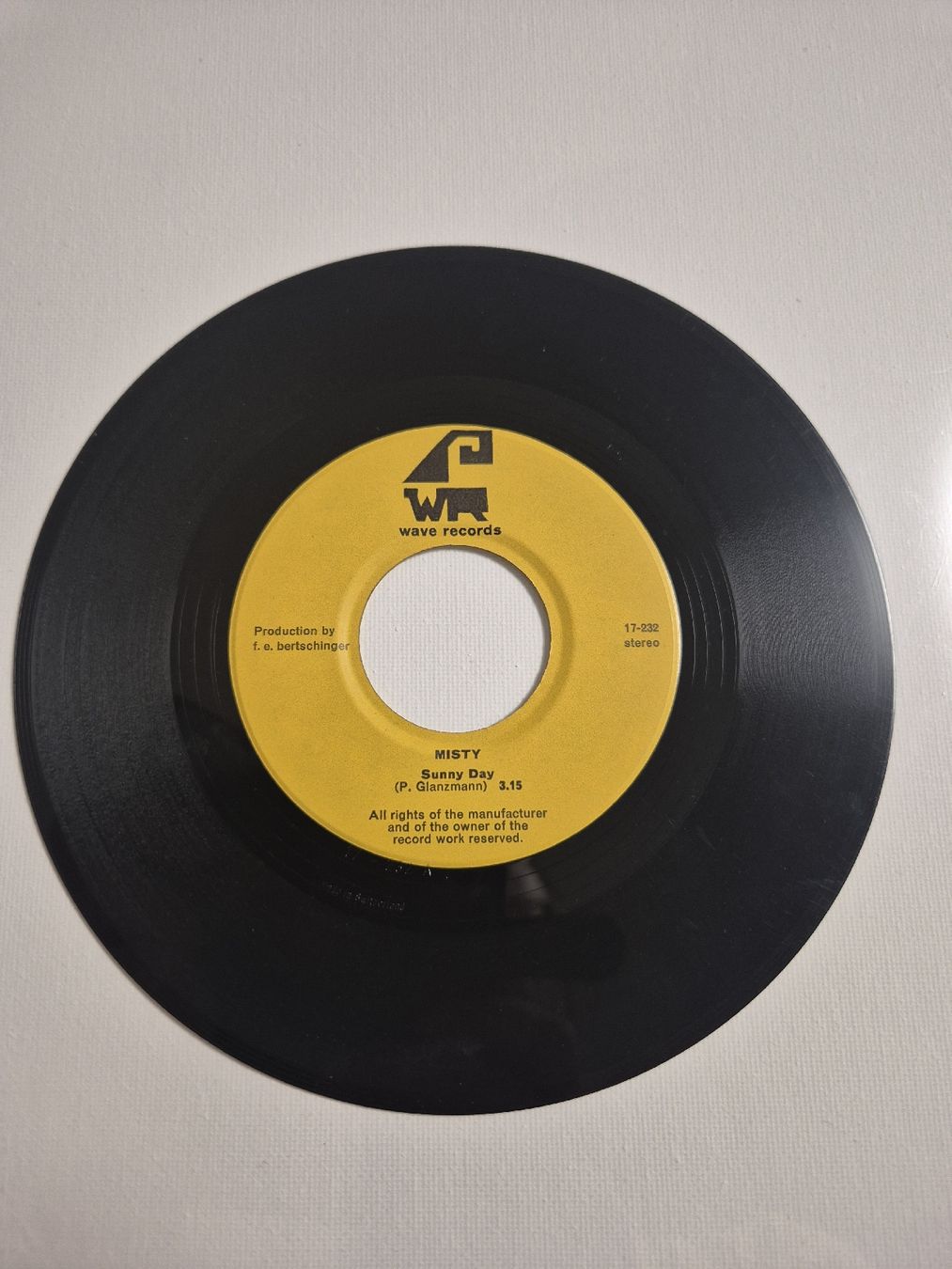 Dischi in vinile: Misty -  Sunny Day / Leavin'- Single 7 , CH  – Usato da Uster venduto da newwave0 2