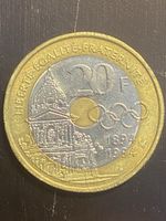 France, 20 Fr 1994 P. de Coubertin