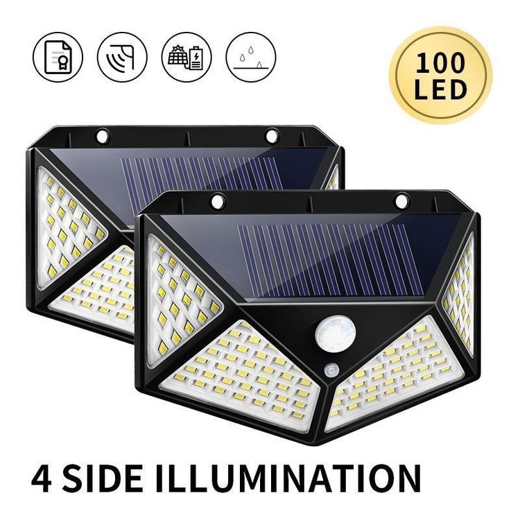2 Stück Solarleuchten für Außen 100 LED Kaufen auf Ricardo